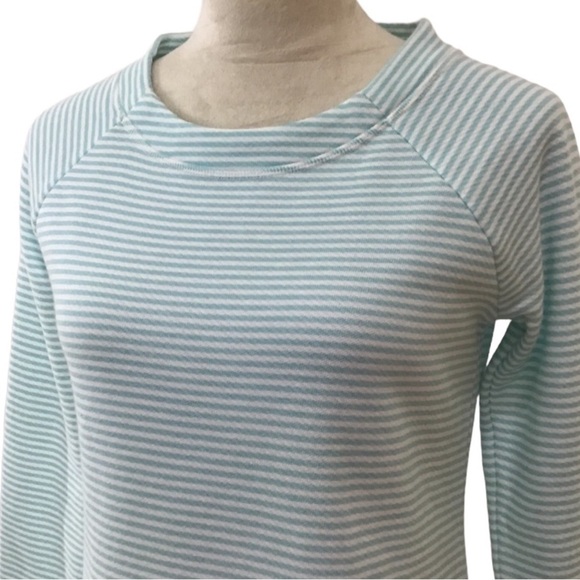 T By Talbots Striped Crewneck Pullover Long Sleeve Top Size XS - Picture 4 of 7